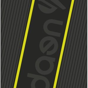 ALFOMBRA GRIS / AMARILLO 150 X 200 CM